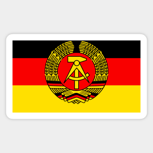 GDR flag (stylized) Sticker